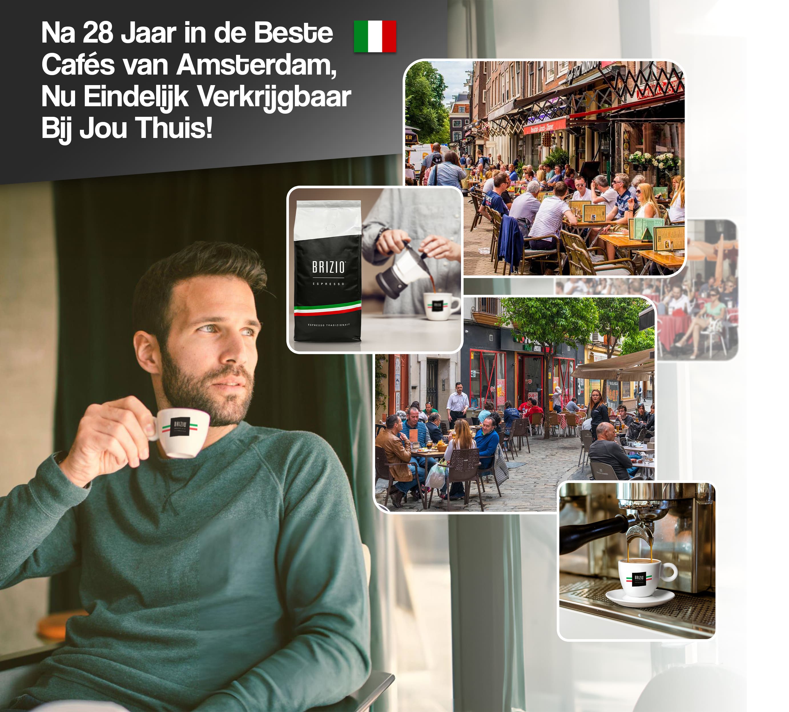 Brizio Espresso Bundle - Komplettes Kaffee-Set