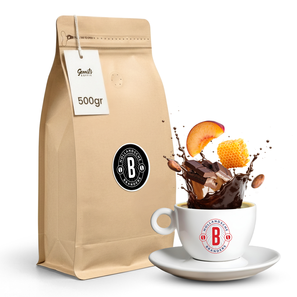 Proefzakje Hollandsche Branders - Premium Arabica Robusta Kaffee